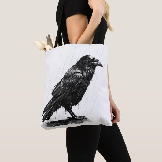 De Serenade van de Raven Tote Bag (Dichtbij)