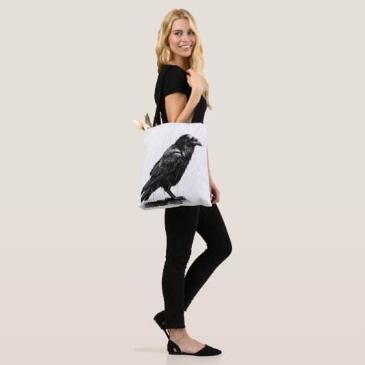 De Serenade van de Raven Tote Bag (Op model)