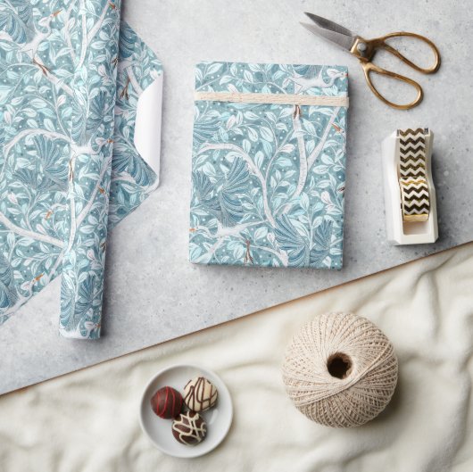De serene nestplaats van Blue Heron Cadeaupapier (Crafts)