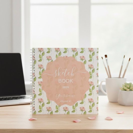 De serene roos notitieboek