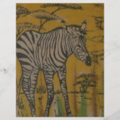 De Serengeti Spirit: Zebra Grazen in de Mara (Voorkant)