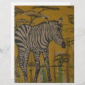 De Serengeti Spirit: Zebra Grazen in de Mara (Voorkant / Achterkant)