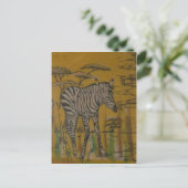 De Serengeti Spirit: Zebra Grazen in de Mara Briefkaart (Staand voorkant)