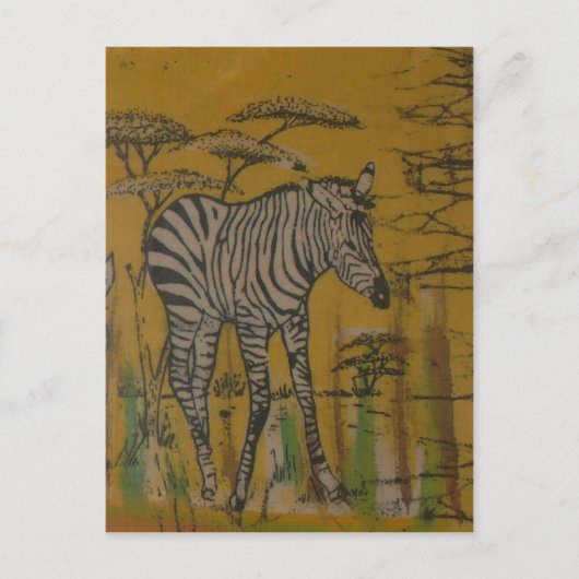 De Serengeti Spirit: Zebra Grazen in de Mara Briefkaart (Voorkant)