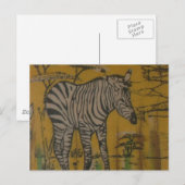 De Serengeti Spirit: Zebra Grazen in de Mara Briefkaart (Voorkant / Achterkant)