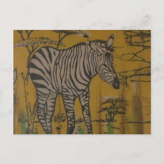 De Serengeti Spirit: Zebra Grazen in de Mara Briefkaart (Voorkant)