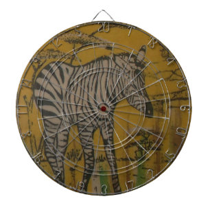 De Serengeti Spirit: Zebra Grazen in de Mara Dartbord