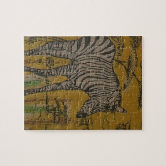 De Serengeti Spirit: Zebra Grazen in de Mara Legpuzzel (Horizontaal)