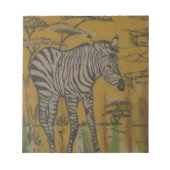 De Serengeti Spirit: Zebra Grazen in de Mara Notitieblok (Voorkant)