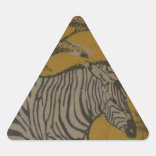 De Serengeti Spirit: Zebra Grazen in de Mara Sticker