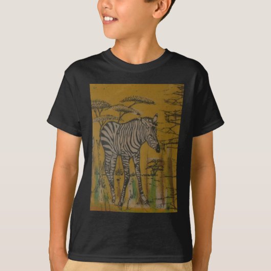 De Serengeti Spirit: Zebra Grazen in de Mara T-shirt (Voorkant)