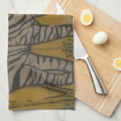 De Serengeti Spirit: Zebra Grazen in de Mara Theedoek (Quarter Fold)