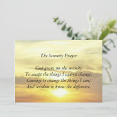 De sereniteit gebedskaart bedankkaart (Staand voorkant)