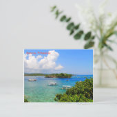 De sereniteit is te vinden op het strand briefkaart (Staand voorkant)