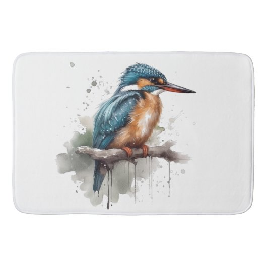 De sereniteit van de Kingfisher Badmat (Voorkant)