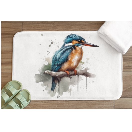 De sereniteit van de Kingfisher Badmat