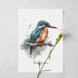 De sereniteit van de Kingfisher Briefkaart