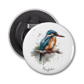 De sereniteit van de Kingfisher Button Flesopener (Voorkant)