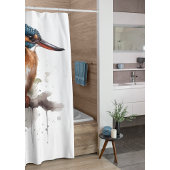 De sereniteit van de Kingfisher Douchegordijn