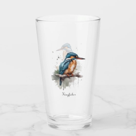 De sereniteit van de Kingfisher Glas (Achterkant)