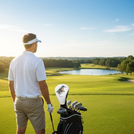 De sereniteit van de Kingfisher Golfheadcover