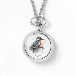 De sereniteit van de Kingfisher Horloge