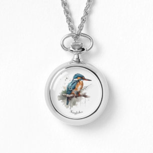 De sereniteit van de Kingfisher Horloge