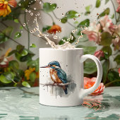 De sereniteit van de Kingfisher Koffiemok