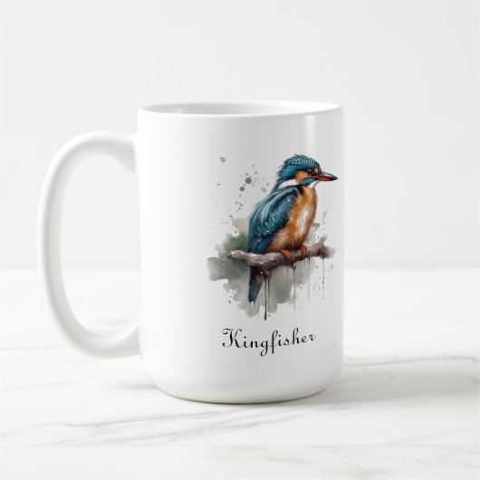 De sereniteit van de Kingfisher Koffiemok (Links)