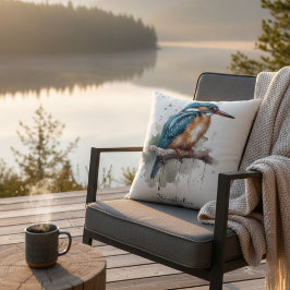 De sereniteit van de Kingfisher Kussen