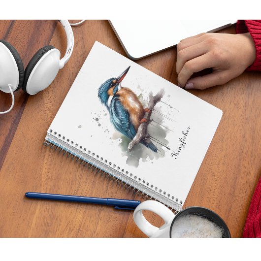 De sereniteit van de Kingfisher Notitieboek