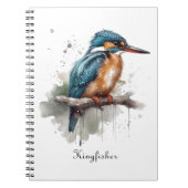 De sereniteit van de Kingfisher Notitieboek (Voorkant)