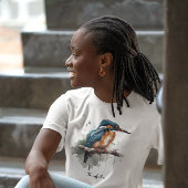 De sereniteit van de Kingfisher T-shirt