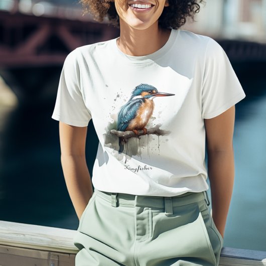 De sereniteit van de Kingfisher T-shirt
