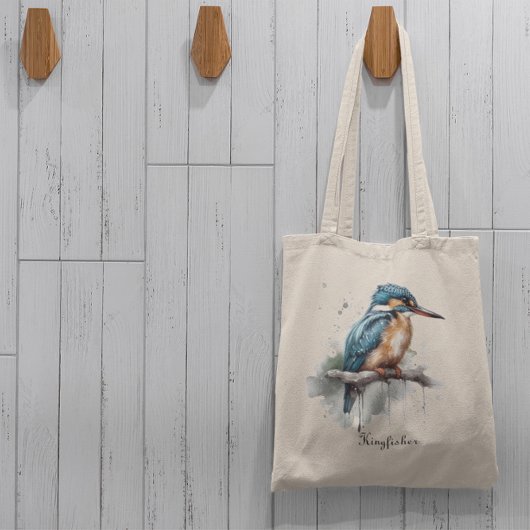 De sereniteit van de Kingfisher Tote Bag