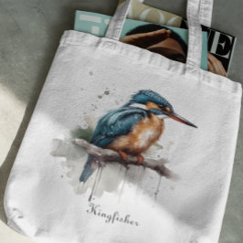 De sereniteit van de Kingfisher Tote Bag
