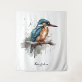 De sereniteit van de Kingfisher Wandkleed (Voorkant)
