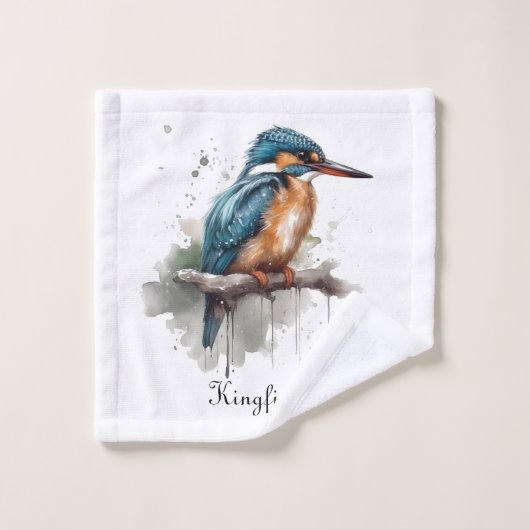 De sereniteit van de Kingfisher Washandje (Wasdoekje)