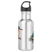 De sereniteit van de Kingfisher Waterfles (Voorkant)