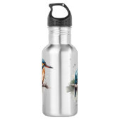 De sereniteit van de Kingfisher Waterfles (Achterkant)