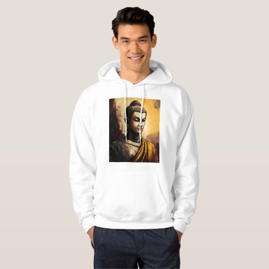De sereniteit van de Meditatie van de Waterverf va Hoodie (Voorkant volledig)
