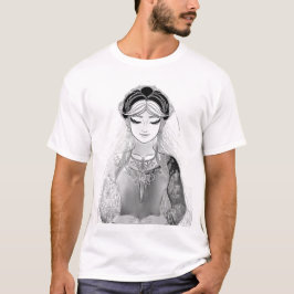 De sereniteit van de mystieke maagd t-shirt