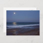 De sereniteit van de oceaan 's nachts, briefkaart (Voorkant / Achterkant)