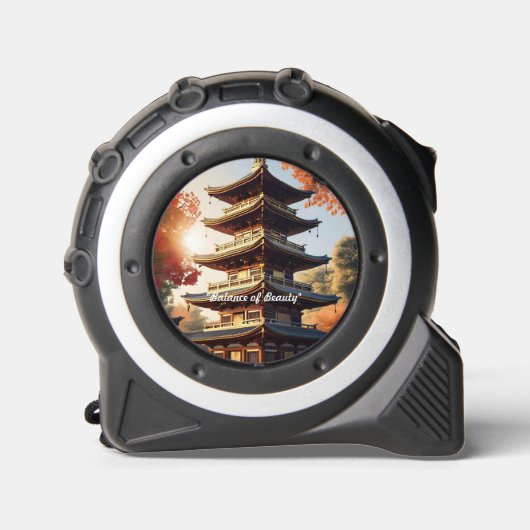 "De sereniteit van de pagode" Rolmaat (Voorkant)