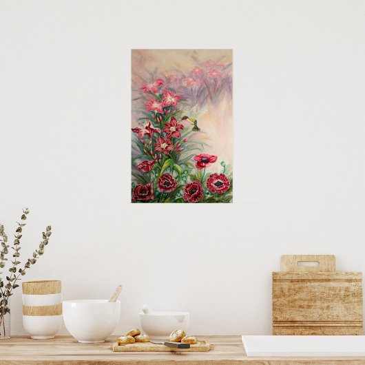 De Sereniteit van een vogel Poster (Keuken)