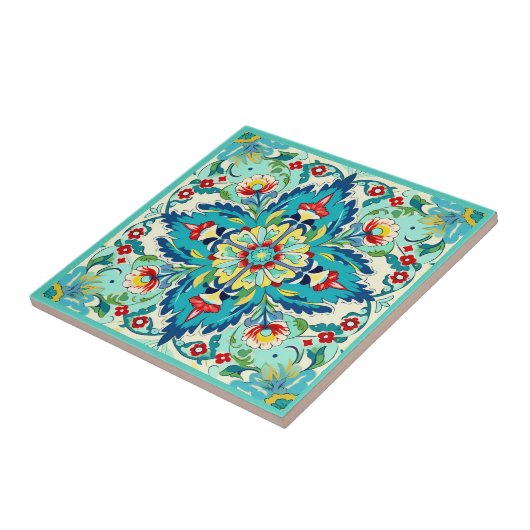 De sereniteit van Iznik Sultan Tegeltje (Zijkant)