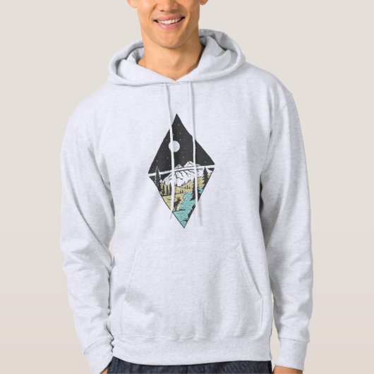 De sereniteit van natuur hoodie (Voorkant)