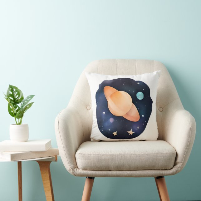 De sereniteit van Saturnus Kussen (Stoel)