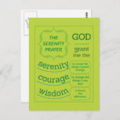 De Serenity Prayer Briefkaart (Voorkant / Achterkant)