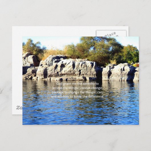 De Serenity Prayer Briefkaart (Voorkant / Achterkant)